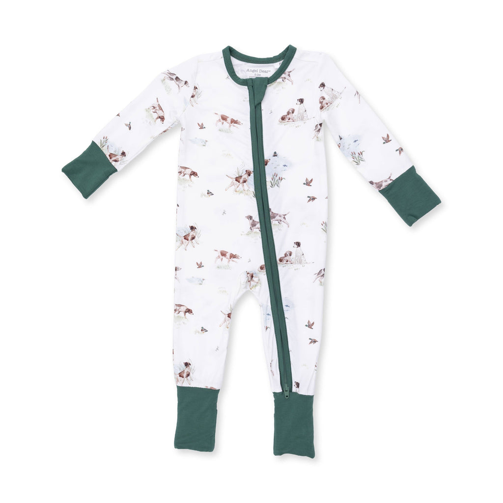 Pointer Pups and Duck Buddies - Convertible Romper: 12/18M