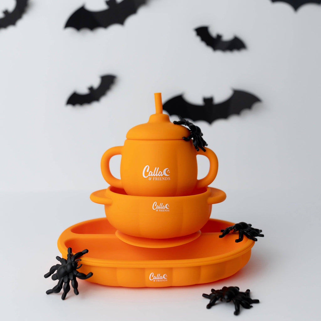 The Pumpkin Patch Spill-Proof Straw Cup: Jack-O-Lantern Orange