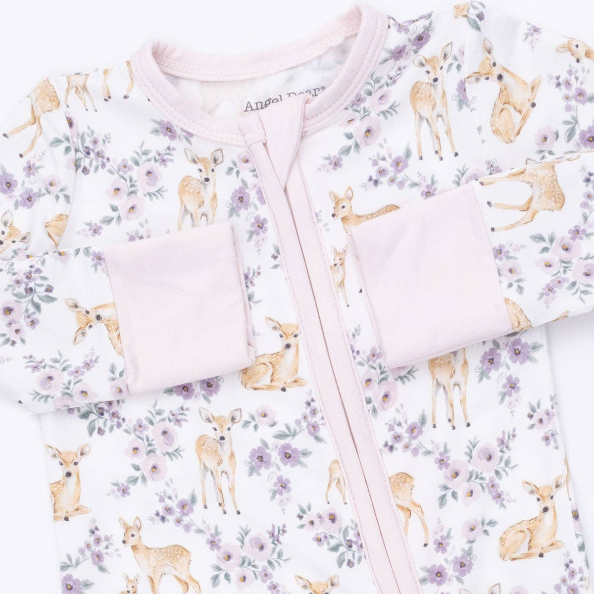 Floral Deer - Convertible Romper: 18/24M
