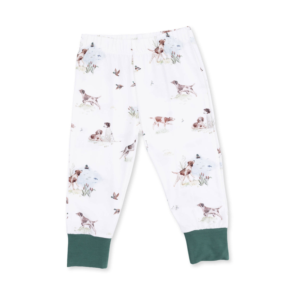 Pointer Pups and Duck Buddies - Long Sleeve Loungewear Set: 3/4T