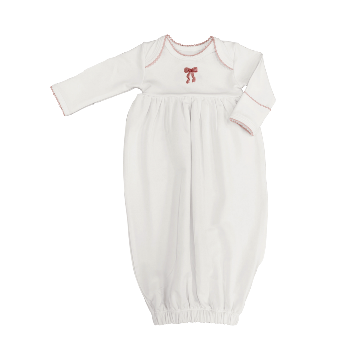 Bow - Pip Embroidered Gown : NB