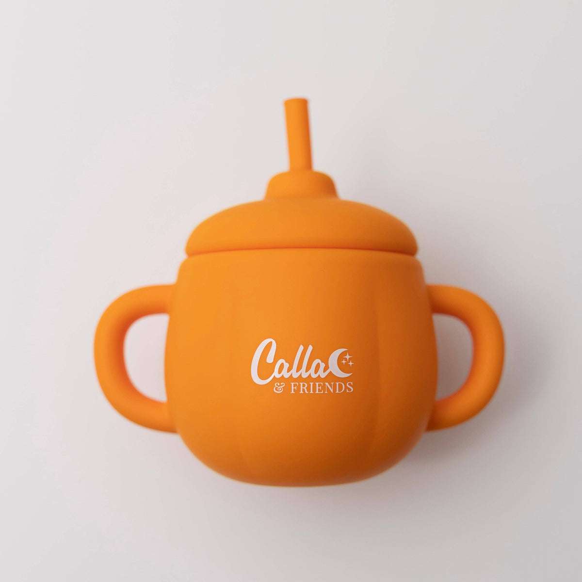 The Pumpkin Patch Spill-Proof Straw Cup: Jack-O-Lantern Orange