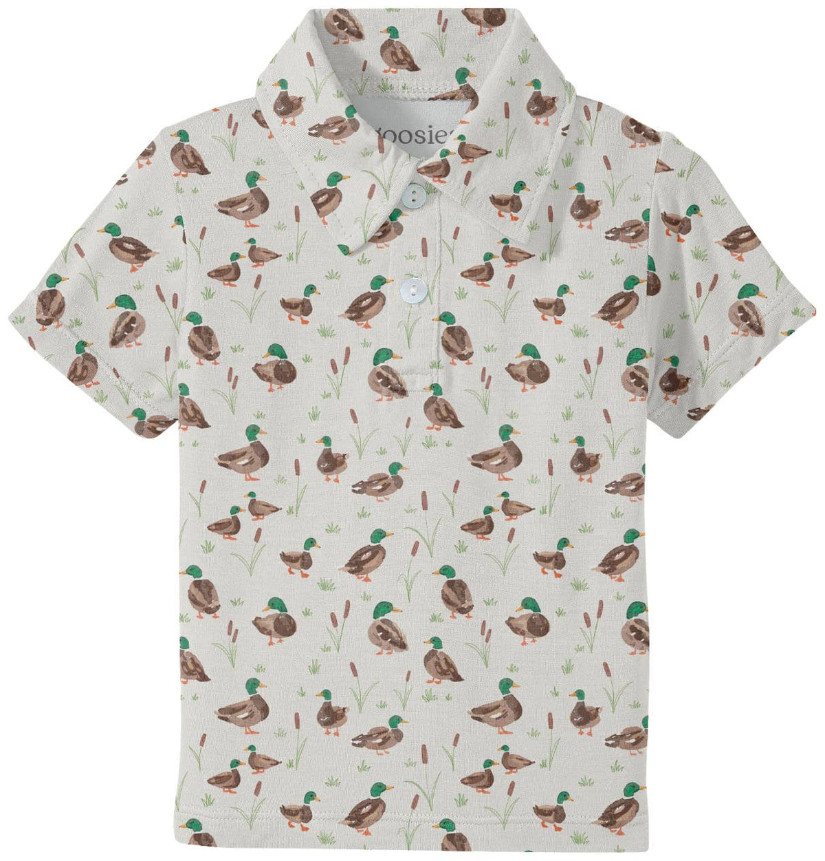 Mallard Drake Ducks- SS Polo Shirt: 2T