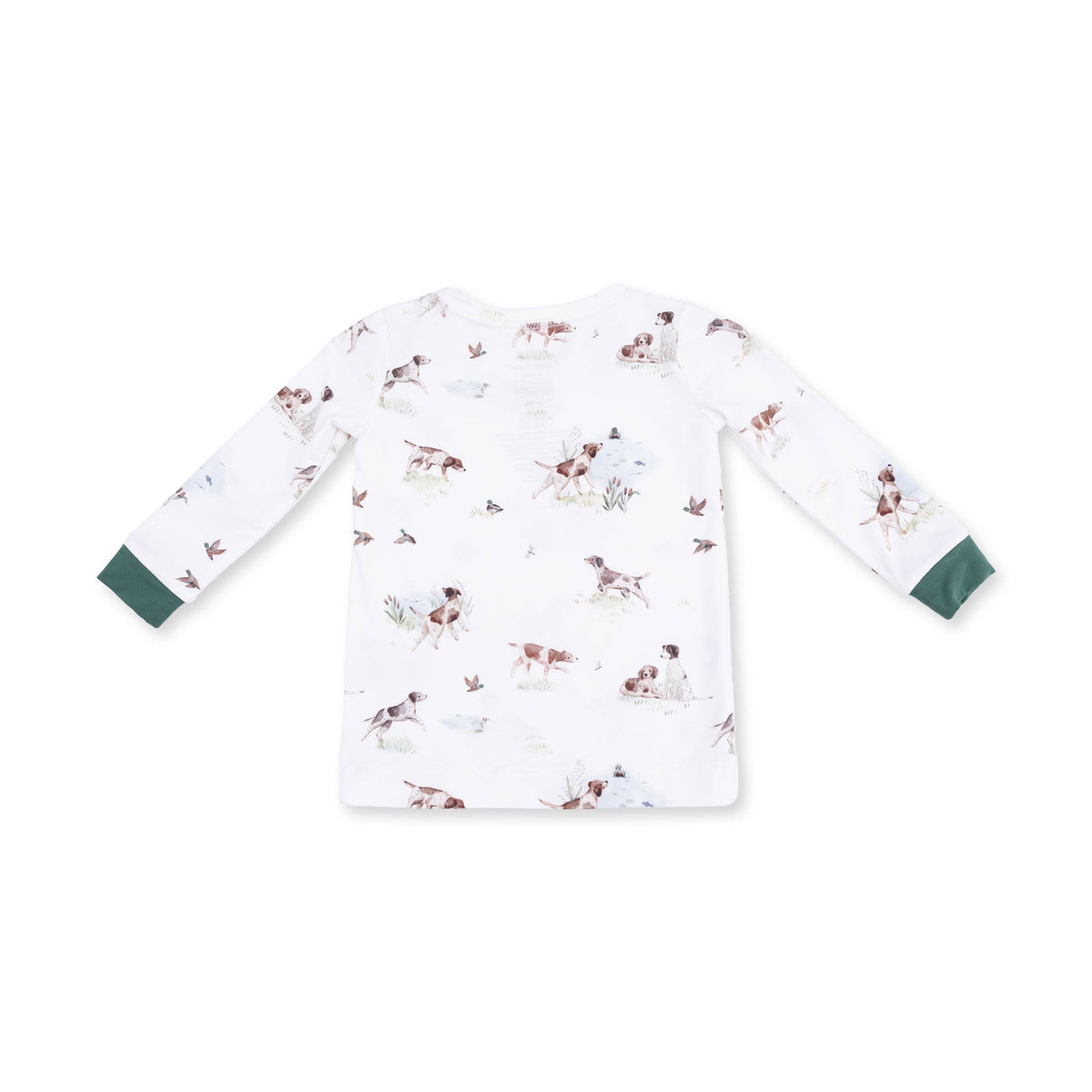 Pointer Pups and Duck Buddies - Long Sleeve Loungewear Set: 2T