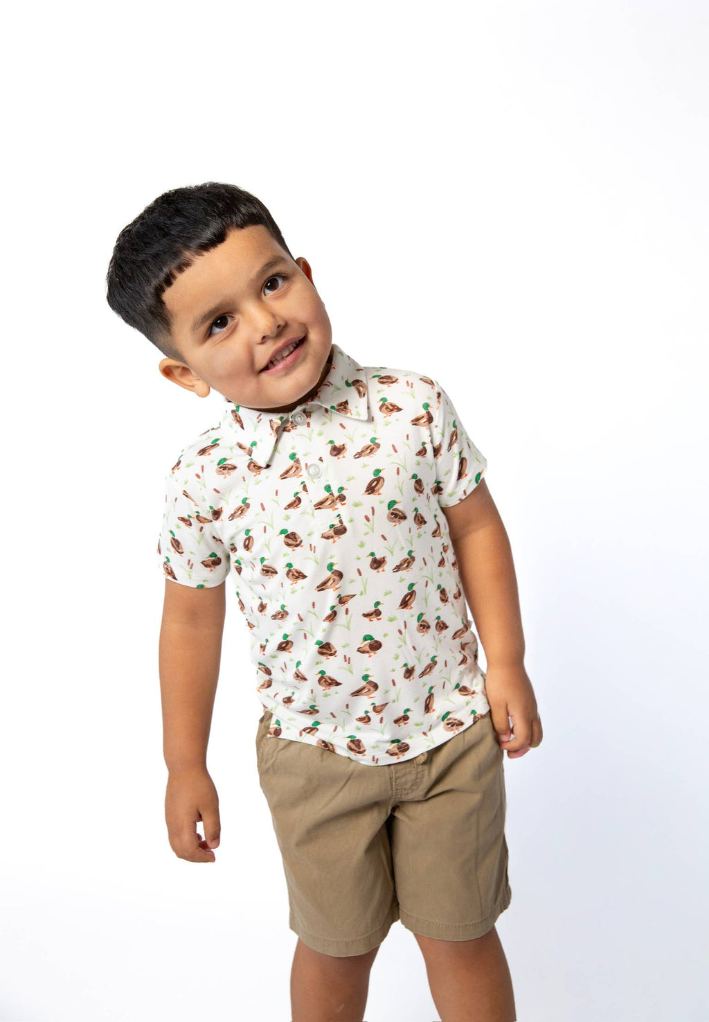 Mallard Drake Ducks- SS Polo Shirt: 3T