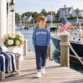 Bits & Bows  Navy East Coast Signature Crewneck Sweatshirt