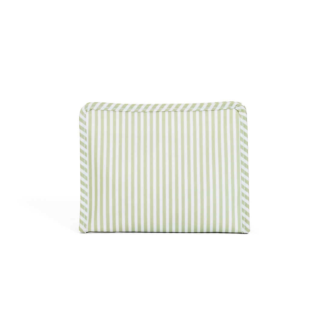 ROADIE MEDIUM Zip Pouch - PIMLICO STRIPE SAGE