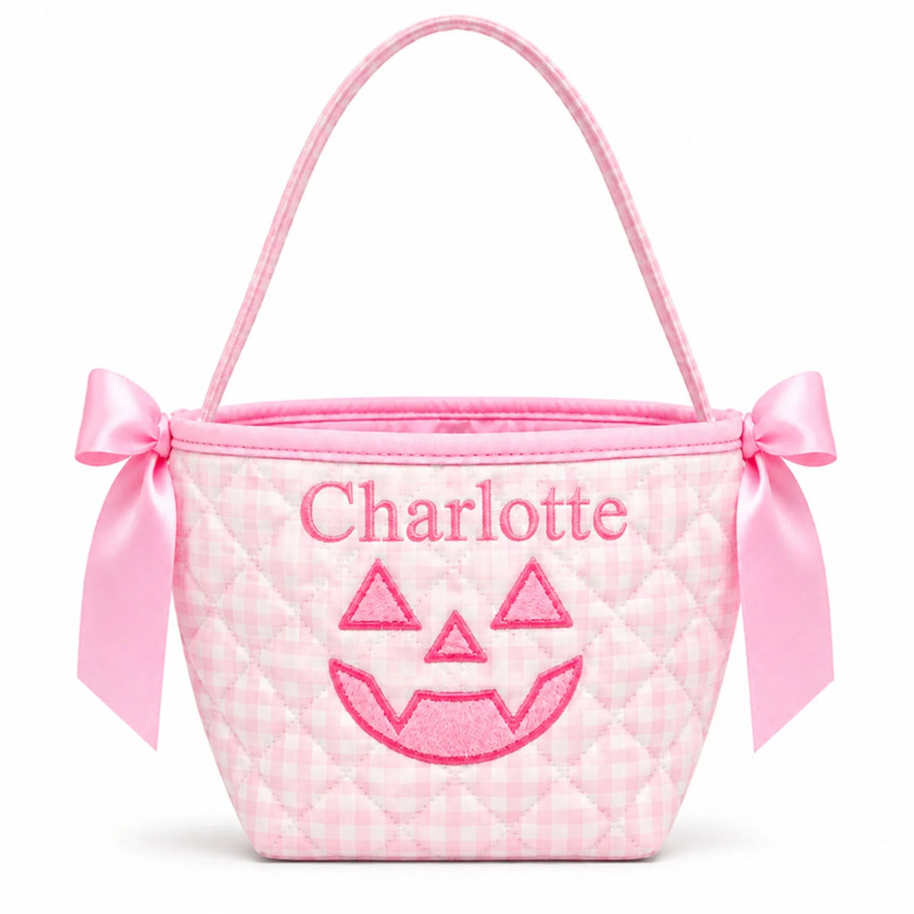 Bits & Bows Petite Pumpkin Tote Pink