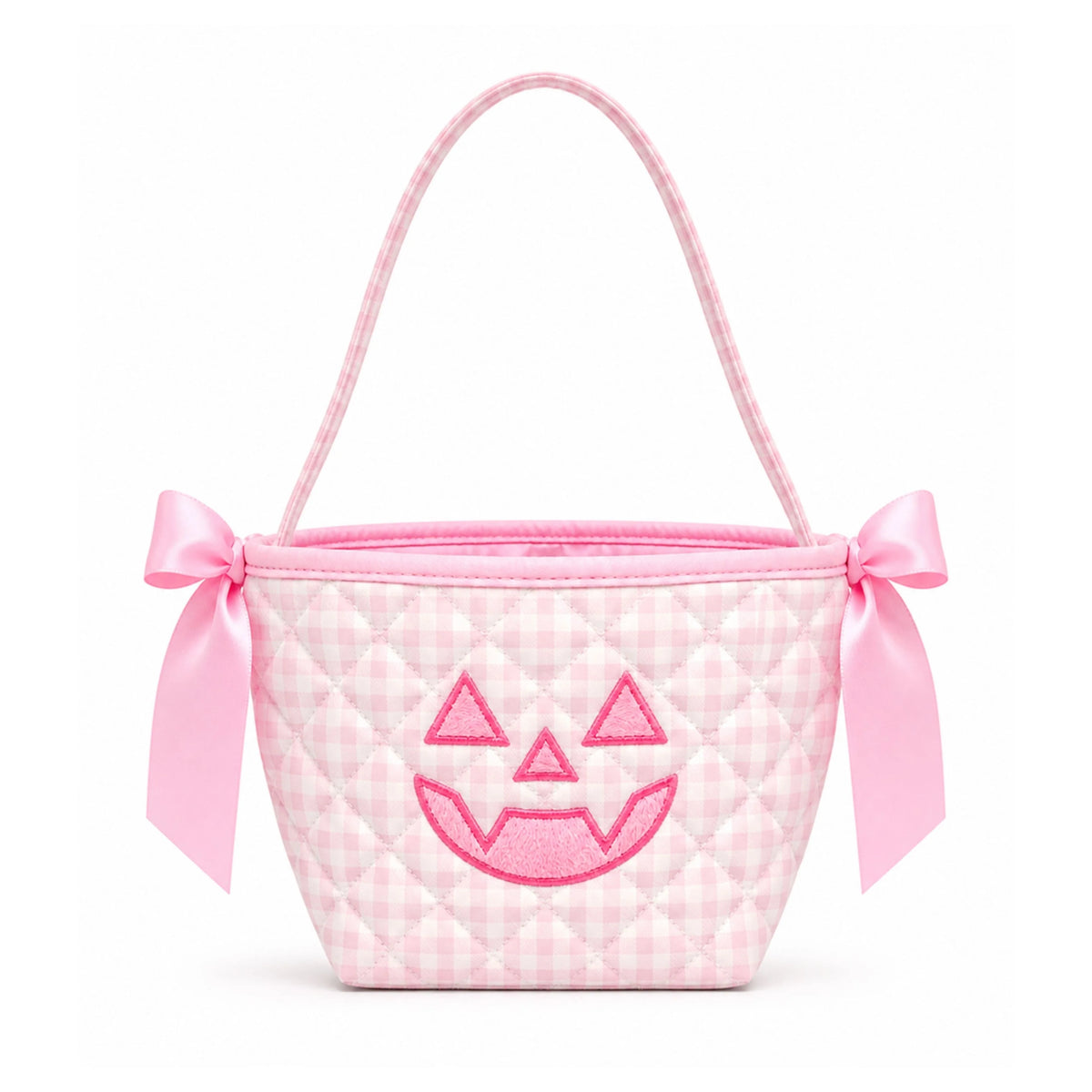 Bits & Bows Petite Pumpkin Tote Pink