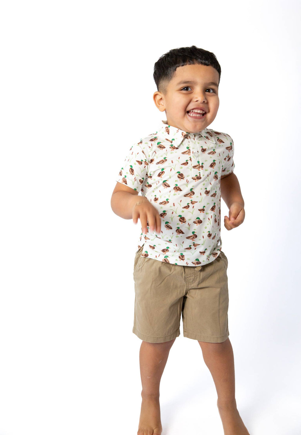 Mallard Drake Ducks- SS Polo Shirt: 5T