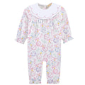 Baby Club Chic Little Christmas Charms Pima PlaySuit with Bib Collar