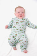 Delta Bird Hunting Dogs - Sweatshirt Polo Romper: 0-3mo