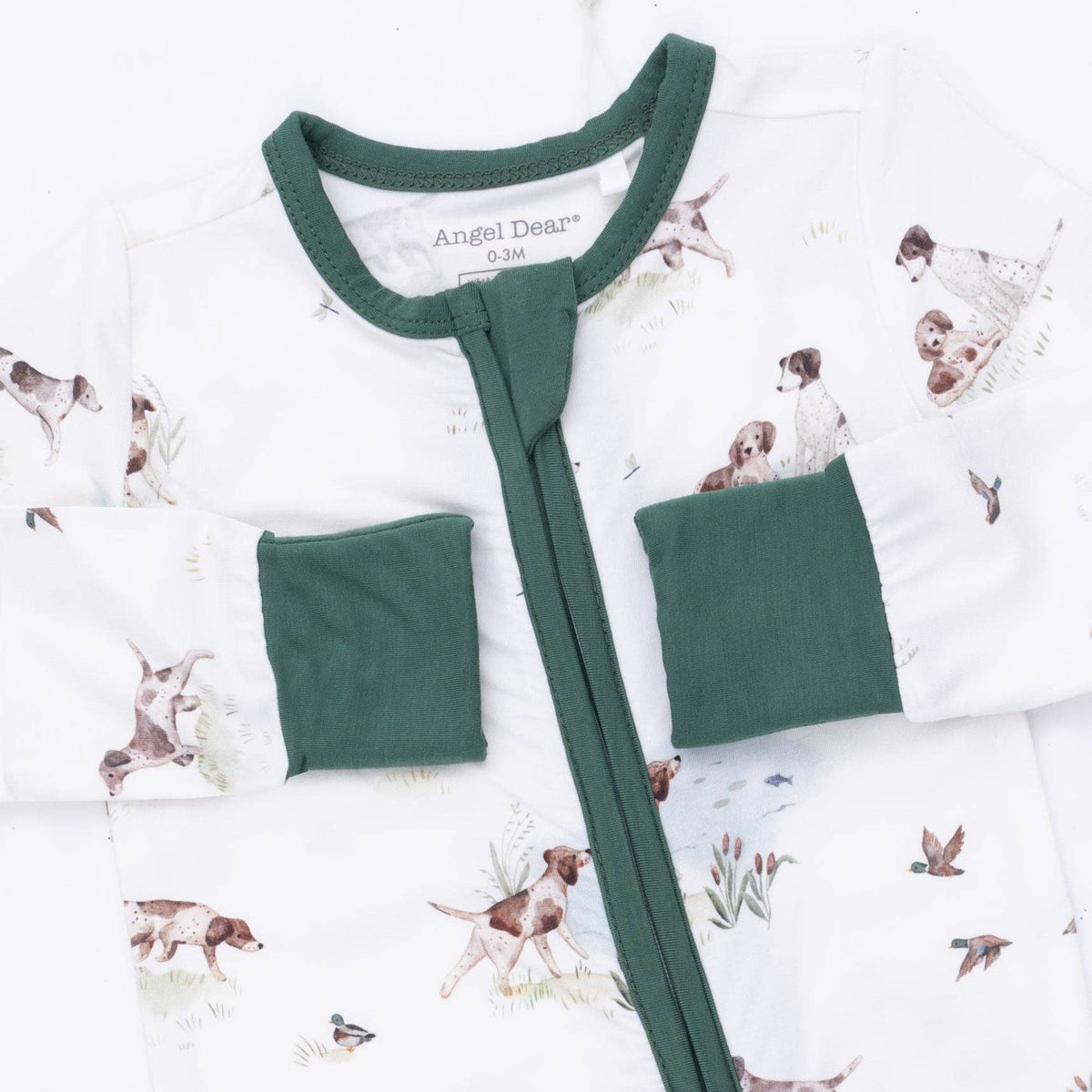 Pointer Pups and Duck Buddies - Convertible Romper: 0/3M