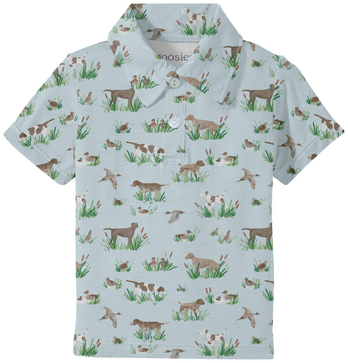 Delta Bird Hunting Dogs SS Polo Shirt: 12-18mo