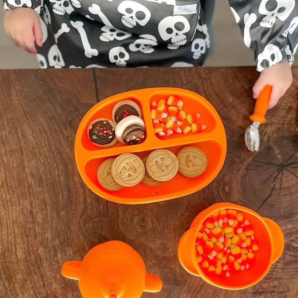 The Pumpkin Patch Spill-Proof Straw Cup: Jack-O-Lantern Orange