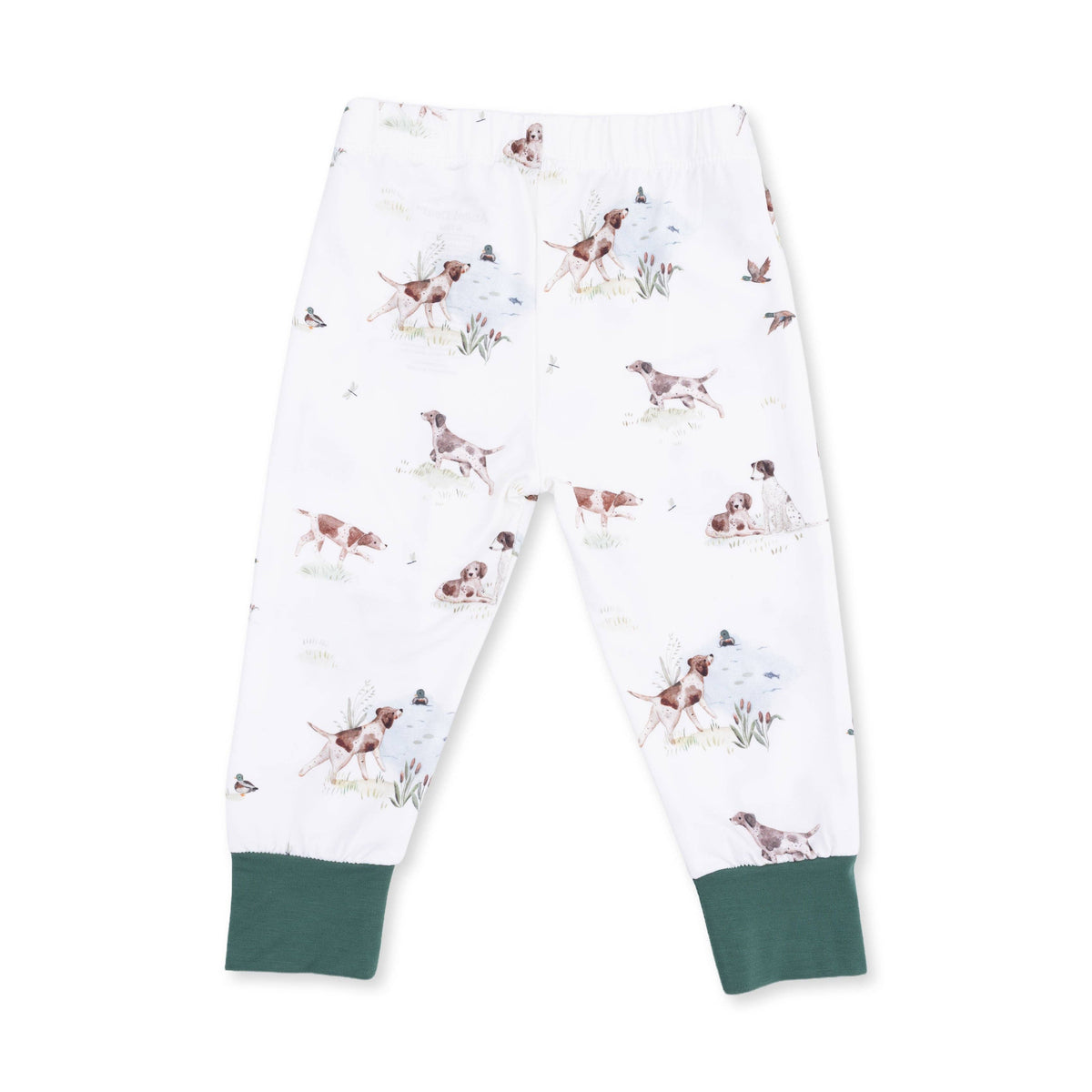 Pointer Pups and Duck Buddies - Long Sleeve Loungewear Set: 5/6Y