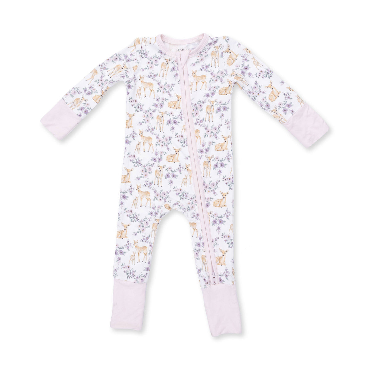Floral Deer - Convertible Romper: 18/24M