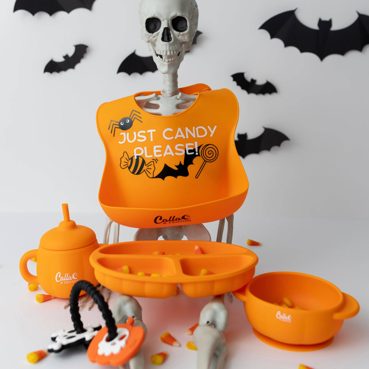 The Pumpkin Patch Spill-Proof Straw Cup: Jack-O-Lantern Orange