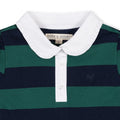 Organic Pique Polo Blue & Green Dress Hope & Henry